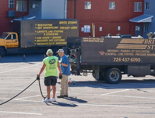 Sealcoating Pineview Apartments