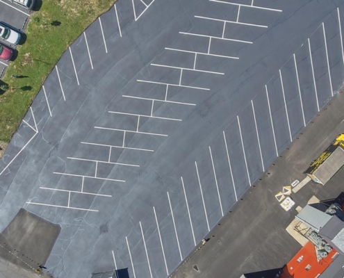 Brite Stripe Aerial of Morgantown Sealcoating and Striping