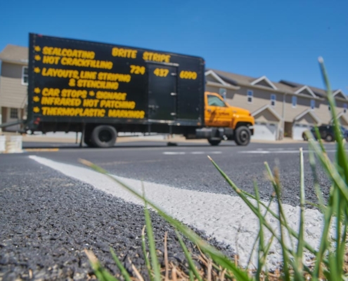 Line Striping Graycliff Luxury Townhomes