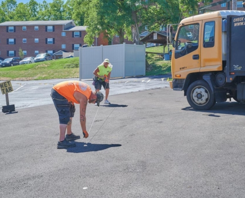 Sealcoating Pineview Apartments