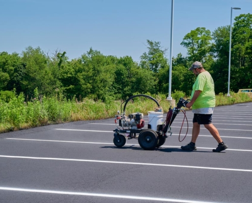 Sealcoating and Line Stripping Thurby Ford Parking Lot