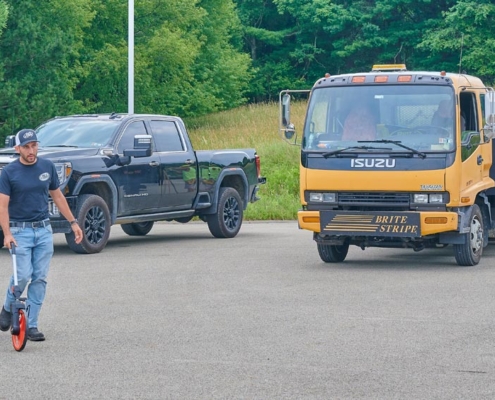 Sealcoating and Line Stripping Thurby Ford Parking Lot