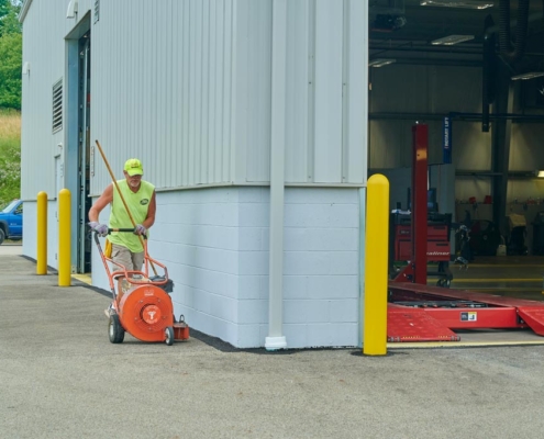 Sealcoating and Line Stripping Thurby Ford Parking Lot