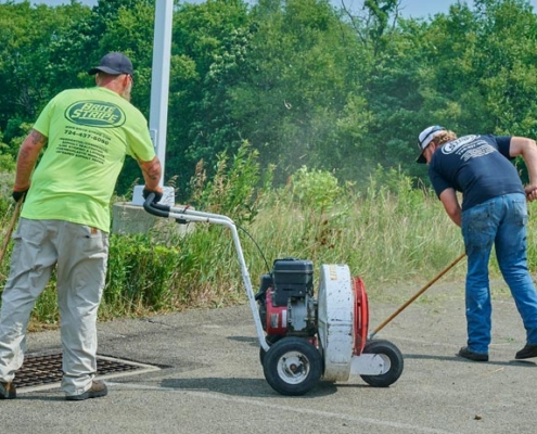 Sealcoating and Line Stripping Thurby Ford Parking Lot