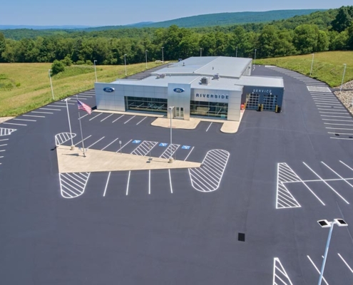 Sealcoating and Line Stripping Thurby Ford Parking Lot