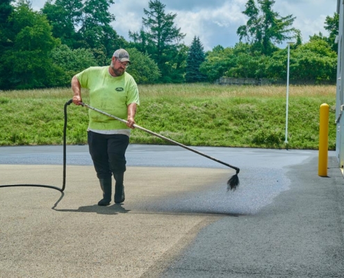 Sealcoating and Line Stripping Thurby Ford Parking Lot